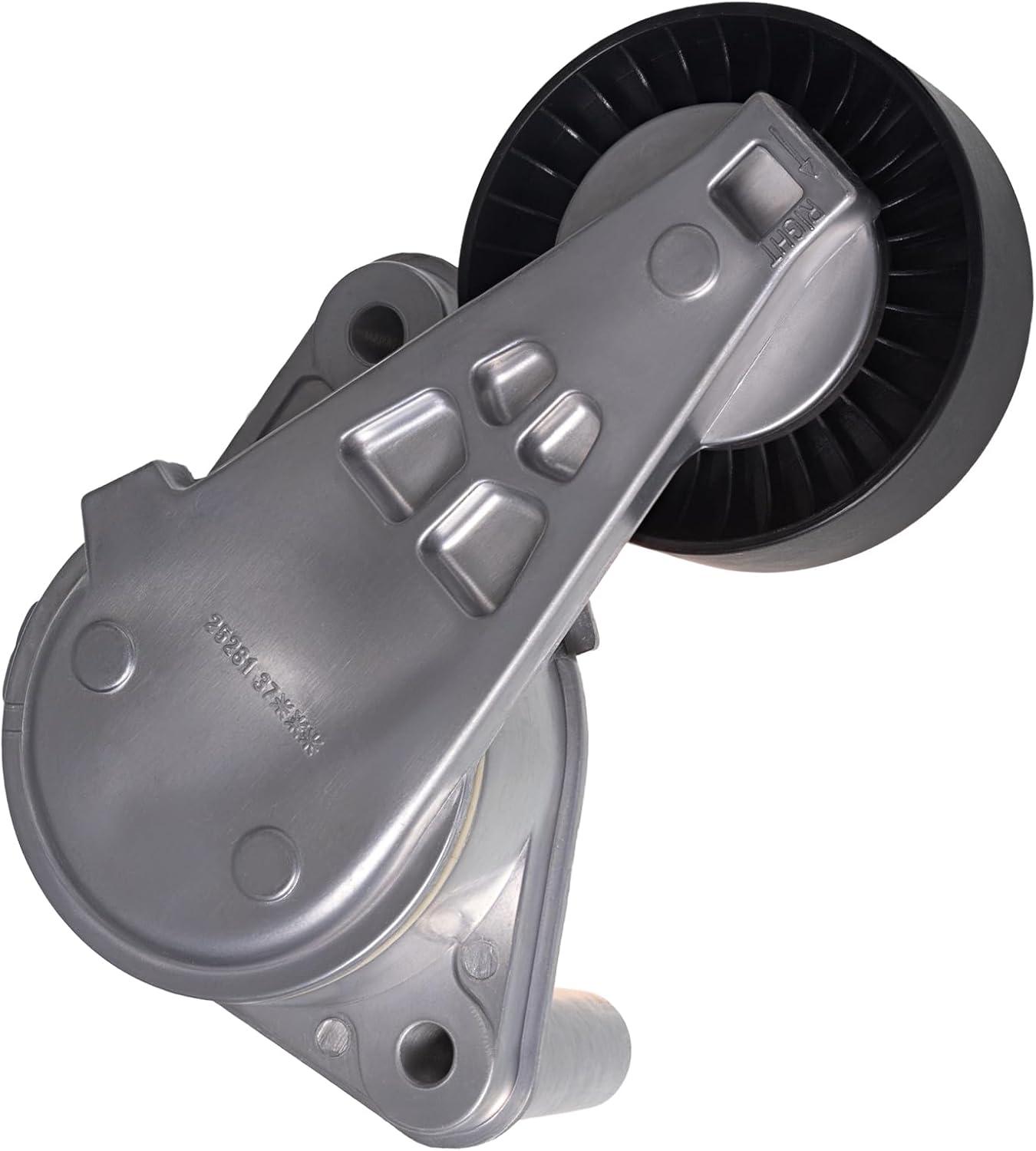 imageAUQDD 38149 Belt Tensioner and Pulley Assembly For 25L27L Fit For 0106 Hyundai Santa Fe9905 Sonata0308 Tiburon0509 Tucson 0105 Kia Optima0510 Sportage 2528137120 2528137101