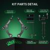 imageAUQDD 12Pc Front End Suspension Kit Fit For 20092020 Dodge Journey 2 Lower Control Arm 2 Ball Joint 2 Sway Bar Link 4 Outer Inner Tie Rod End 2 Boots  K641333 K750382 EV800611 ES800408 K50012010Pc For 1316 Dart