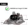 imageAUQDD AW6698 Water Pump Kit wGasket For V857L Fit For 20092010 Chrysler 3000910 Dodge Challenger ChargerJeep Commander Grand Cherokee Replace  53022095AF 53022095AD