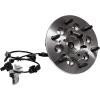 imageLeft Right Front Wheel Hub and Bearing Assembly Compatible With 2004 05 06 07 2008 Chevrolet Colorado GMC Canyon RWD ModelsZ71 Suspension Only AUQDD 2PCS 515108 515109 Pair 6 Lug WABS515108  515109 Fits RWD