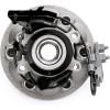 imageLeft Right Front Wheel Hub and Bearing Assembly Compatible With 2004 05 06 07 2008 Chevrolet Colorado GMC Canyon RWD ModelsZ71 Suspension Only AUQDD 2PCS 515108 515109 Pair 6 Lug WABS515110  515111 Fits 4WD