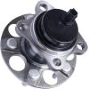 imageRear Wheel Hub and Bearing Assembly Compatible With 2010 11 12 13 14 2015 Toyota Prius 20122015 Prius PlugIn AUQDD 512505 5 Lug WABS