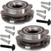 imageAUQDD 4H0498625A x2 Front Wheel Hub and Bearing Assembly Fit For Audi 0915 A4 Q5 S5 1014 A5 S4 1215 A6 1315 RS5 S7 S6 S8 BR930817K 513301 4H0498625 4H0498625B