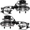 imageLeft Right Front Wheel Hub and Bearing Assembly Compatible With 2004 05 06 07 2008 Chevrolet Colorado GMC Canyon RWD ModelsZ71 Suspension Only AUQDD 2PCS 515108 515109 Pair 6 Lug WABS515108  515109 Fits RWD