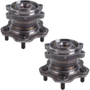 imageAUQDD 512373 x2 For AWD Models Rear Wheel Hub and Bearing Assembly Compatible With 20112017 Nissan Juke 0820 Rogue 1722 Rogue Sport  HA590564 43202JG200