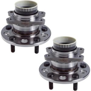imageAUQDD 512437 x2 For FWD Models Rear Wheel Hub and Bearing Assembly Compatible With 1114 Hyundai Sonata 1217 Azera 1015 Tucson 1115 Kia Optima Sportage  527303S200 HA590441