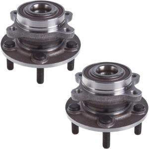 imageAUQDD 512498 x2 Front Wheel Hub and Bearing Assembly Compatible With 20132020 Ford Fusion20132016 Lincoln MKZ  HA590481 DG9Z1104B