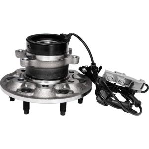 imageLeft Right Front Wheel Hub and Bearing Assembly Compatible With 2004 05 06 07 2008 Chevrolet Colorado GMC Canyon RWD ModelsZ71 Suspension Only AUQDD 2PCS 515108 515109 Pair 6 Lug WABS515110 Fits 4WD  Driver Side