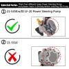 imageAUQDD 208757 Power Steering Pump For 66L V8 Compatible With 0110 Chevy GMC Silverado 2500 HD Sierra 2500 HD0106 Silverado 3500 Sierra 3500 Power Assist Pump Replace 968757 15076610215350