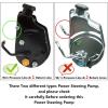 imageAUQDD 208757 Power Steering Pump For 66L V8 Compatible With 0110 Chevy GMC Silverado 2500 HD Sierra 2500 HD0106 Silverado 3500 Sierra 3500 Power Assist Pump Replace 968757 15076610208757