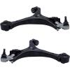 imageAUQDD 2Pc Suspension Front Lower Control Arm and Ball Joint Assembly Compatible With 20122015 Honda Civic 20132015 Acura ILX Replace  520695 520696 51360TR7A51 51350TR7A51
