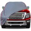 imageAUQDD 6Layers Premium MPV Car Cover Waterproof All Weather Weatherproof UV Sun Protection Snow Dust Storm Resistant Outdoor Exterior Custom FormFit Full Padded Car Cover with Straps 199quot210quot K17gray