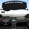imageAUQDD Dashboard Cover Mat Fit for 2006 2007 2008 2009 2010 2011 2012 2013 Lexus IS250 IS350 Black Flannel Dash Mat AntiGlare AntiReflection No Peculiar SmellBlack