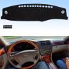 imageAUQDD Dashboard Cover Mat Fit for 2006 2007 2008 2009 2010 2011 2012 2013 Lexus IS250 IS350 Black Flannel Dash Mat AntiGlare AntiReflection No Peculiar SmellBlack