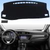imageAUQDD Dashboard Cover Mat Fit for 2009 2010 2011 2012 2013 toyota Corolla Black Flannel Dash Mat AntiGlare AntiReflection No Peculiar Smell  Only Fit for Left Hand DriveBlack