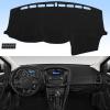 imageAUQDD Dashboard Cover Mat Fit for 2009 2010 2011 2012 2013 toyota Corolla Black Flannel Dash Mat AntiGlare AntiReflection No Peculiar Smell  Only Fit for Left Hand DriveBlack