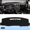 imageAUQDD Dashboard Cover Mat Fit for 2009 2010 2011 2012 2013 toyota Corolla Black Flannel Dash Mat AntiGlare AntiReflection No Peculiar Smell  Only Fit for Left Hand DriveBlack