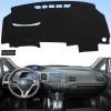 imageAUQDD Dashboard Cover Mat Fit for 2009 2010 2011 2012 2013 toyota Corolla Black Flannel Dash Mat AntiGlare AntiReflection No Peculiar Smell  Only Fit for Left Hand DriveBlack