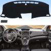 imageAUQDD Dashboard Cover Mat Fit for 2009 2010 2011 2012 2013 toyota Corolla Black Flannel Dash Mat AntiGlare AntiReflection No Peculiar Smell  Only Fit for Left Hand DriveBlack