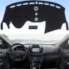 imageAUQDD Dashboard Cover Mat Fit for 2009 2010 2011 2012 2013 toyota Corolla Black Flannel Dash Mat AntiGlare AntiReflection No Peculiar Smell  Only Fit for Left Hand DriveBlack