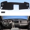 imageAUQDD Dashboard Cover Mat Fit for 2009 2010 2011 2012 2013 toyota Corolla Black Flannel Dash Mat AntiGlare AntiReflection No Peculiar Smell  Only Fit for Left Hand DriveBlack
