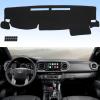 imageAUQDD Dashboard Cover Mat Fit for 2009 2010 2011 2012 2013 toyota Corolla Black Flannel Dash Mat AntiGlare AntiReflection No Peculiar Smell  Only Fit for Left Hand DriveBlack