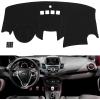 imageAUQDD Dashboard Cover Mat Fit for 2009 2010 2011 2012 2013 toyota Corolla Black Flannel Dash Mat AntiGlare AntiReflection No Peculiar Smell  Only Fit for Left Hand DriveBlack