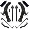 imageAUQDD 10Pc Front End Suspension Kit Fit For 20072012 Nissan Sentra 2 Lower Control Arm wBall Joint 2 Sway Bar Link 4 Outer Inner Tie Rod End  K620373 K620374 K750096 EV800820 ES800574 ES800575