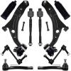 imageAUQDD 10Pc Front End Suspension Kit Fit For 20072014 Ford Edge 20072015 Lincoln MKX 2 Lower Control Arm wBall Joint 2 Sway Bar Link 4 Outer Inner Tie Rod End K620486 K750159 EV800576 ES800473
