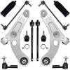 imageAUQDD 12Pc Front End Suspension Kit AWD wOff Road Package Fit For 1418 Jeep Cherokee 2 Lower Control Arm 2 Ball Joint 2 Sway Bar Link 4 Inner Outer Tie Rod End  K643179 K750741 EV80106812Pc 1418 Cherokee FWD