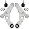 imageAUQDD 4Pc Suspension Kit Front Lower Control Arm and Ball Joint Fit For 2019 2020 2021 2022 2023 Jeep Cherokee OE K643774 K643775 K500287 526533 526534 68285991AE 68285992AE 68224650AA