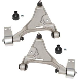 imageAUQDD 10Pc Front End Suspension Kit Fit For 20062011 Buick Lucerne Cadillac DTS 2 Lower Control Arm wBall Joint 2 Sway Bar Link 4 Outer ampamp Inner Tie Rod End  K80354 K80355 K700528 EV260 ES34522Pcs For 0611 LucerneDTS