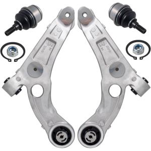 imageAUQDD 12Pc Front End Suspension Kit AWD wOff Road Package Fit For 1418 Jeep Cherokee 2 Lower Control Arm 2 Ball Joint 2 Sway Bar Link 4 Inner Outer Tie Rod End  K643179 K750741 EV8010684Pc For 1418 Cherokee