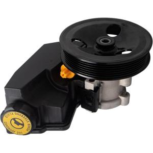 imageAUQDD 2038771 New Power Steering Pump wReservoir and PulleyFor L640L Compatible With 19962001 Jeep Cherokee 19972003 Wrangler TJ Power Assist Pump OE 52087871AB 52087871AD 53010258AB