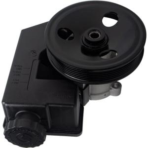 imageAUQDD 2064610 Power Steering Pump wPulley For V637L Compatible With 2002 03 04 05 2006 Jeep Liberty Power Assist Pump Replace 9664610 52088710AA 52088710AD 53013493AA 4892371AA 73375141