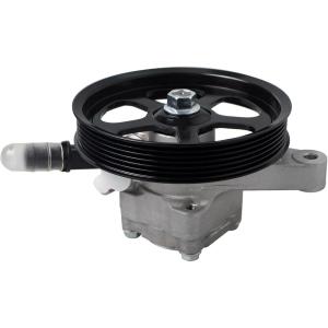 imageAUQDD 215442 New Power Steering Pump wPulley Compatible With 20052010 Honda Odyssey 20072013 Acura MDX Power Assist Pump  56110RYEA02 56110RGLA02 56483RDAA01 965442