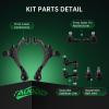 imageAUQDD 10Pcs Front End Suspension Kit Fit For 20062011 Honda Civic 13L 18L 2 Lower Control Arm wBall Joint 2 Sway Bar Link 4 Outer Inner Tie Rod End  K620382 K620383 EV800246 ES800373 K807688Pcs For 0105 Civic