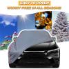 imageAUQDD 6Layers Premium Truck Car Cover Waterproof All Weather Weatherproof UV Sun Protection Snow Dust Storm Resistant Outdoor Exterior Custom FormFit Full Padded Car Cover with Straps 213quot237quot K14gray