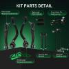 imageAUQDD 12Pc Front Suspension Kit WAdaptive Drive Fit For 20142018 BMW X5 1519 X6 Lower Control Arm wBall Joint Sway Bar Link Outer Inner Tie Rod End  K622957 K623280 K750215 ES801292