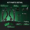 imageAUQDD 12Pc Front Suspension Kit Wo Adaptive Drive Fit For 20142018 BMW X5 1519 X6 Lower Control Arm wBall Joint Sway Bar Link Outer Inner Tie Rod End  K622956 K623279 K750217 EV801479