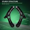 imageAUQDD 2Pc Suspension Front Lower Control Arm and Ball Joint Assembly Compatible With 20182022 Hyundai Accent 20182023 Kia Rio Replace  K623796 K623797 54500H9000 54501H9000