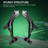 imageAUQDD 2Pc Suspension Front Lower Control Arm and Ball Joint Assembly Fit For 20162021 Honda Civic Not Fit Type R Replace  K623651 K623652 51360TBAA10 51350TBAA10 51360TBFA00 51350TBAA00