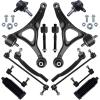 image14Pcs Front End Suspension Kit Fit For 20032014 Volvo XC90 2 Lower Control Arm 2 Ball Joint 4 Sway Bar Link 4 Outer ampamp Inner Tie Rod End  K640446 K80501 EV800043 ES800857 K500153 K8042512Ps For 0314 XC90