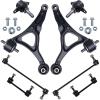 image14Pcs Front End Suspension Kit Fit For 20032014 Volvo XC90 2 Lower Control Arm 2 Ball Joint 4 Sway Bar Link 4 Outer ampamp Inner Tie Rod End  K640446 K80501 EV800043 ES800857 K500153 K804258Ps For 0314 XC90