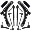 imageAUQDD 10Pc Front End Kit Fit For 20072017 Jeep Compass Patriot 0712 Dodge Caliber 2 Lower Control Arm wBall Joint 2 Sway Bar Link 4 Outer Inner Tie Rod End  K620065 K620066 EV80645 ES800408