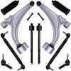 imageAUQDD 10Pc Front Suspension Kit Fit For 1217 Buick Verano 1115 Chevy Cruze Volt 2 Lower Control Arm wBall Joint 2 Sway Bar Link 4 Outer ampamp Inner Tie Rod End  K621751 K750519 EV800884 ES800949