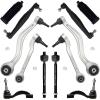 imageAUQDD 12Pc Front Suspension Kit For RWD Fit For 1319 Cadillac ATS 2025 CT4 Lower Control Arm wBall Joint Sway Bar Link Outer Inner Tie Rod End  CMS501277 CMS501281 K750672 EV801399