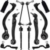 imageAUQDD 12Pc Front Suspension Kit Wo Adaptive Drive Fit For 20142018 BMW X5 1519 X6 Lower Control Arm wBall Joint Sway Bar Link Outer Inner Tie Rod End  K622956 K623279 K750217 EV801479