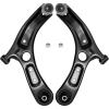 imageAUQDD 2Pc Suspension Front Lower Control Arm and Ball Joint Assembly Compatible With 20182022 Hyundai Accent 20182023 Kia Rio Replace  K623796 K623797 54500H9000 54501H9000