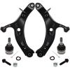 imageAUQDD 4Pc Suspension Kits Front Lower Control Arm and Ball Joint Fit For 20102014 Subaru Legacy Outback B14 Body Code Replace  K9513 522831 522832 20202AJ01A 20202AJ00A